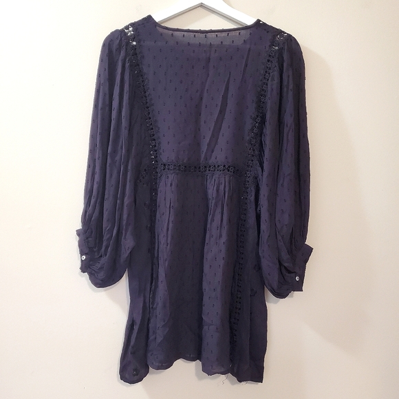 Free People - Charlotte EmbroideRed Tunic Top / Dress - Size S - Picture 8 of 10